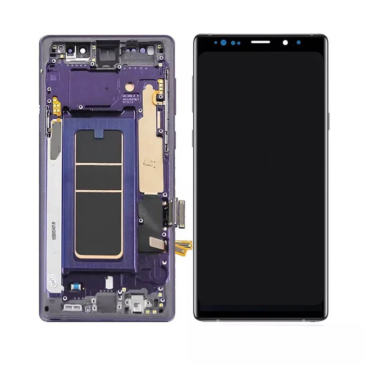 Para sa Samsung Galaxy Tandaan 9 LCD OLED Display Screen Digitizer Assembly na may Frame